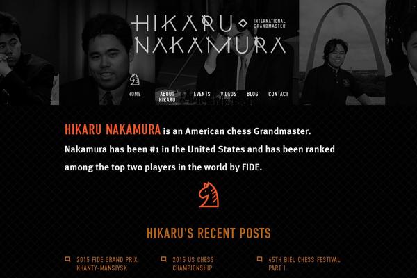 Nakamura theme site design template sample