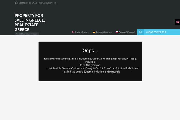 WordPress website example screenshot