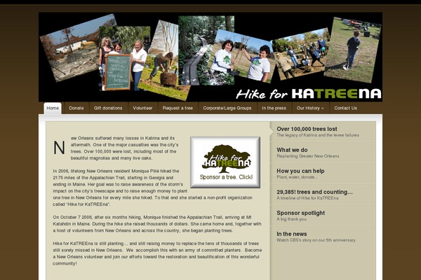 hikeforkatreena.org site used The Station
