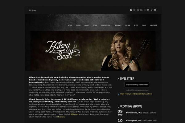 Musicpro theme site design template sample