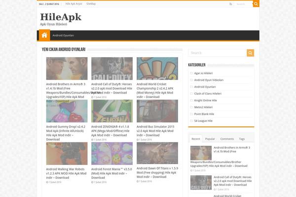 WordPress website example screenshot