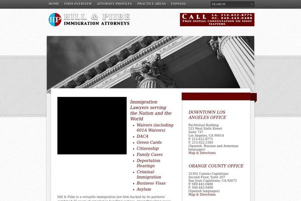 hillandpiibe.com site used Legal-theme