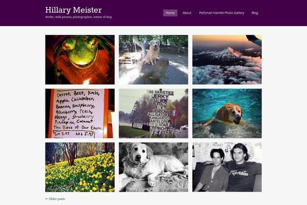 Portfolio Press theme site design template sample