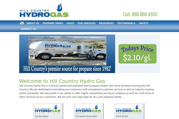 hillcountryhydrogas.com site used Minimum Pro