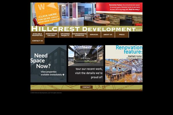 hillcrestdevelopment.com site used Hillcrest