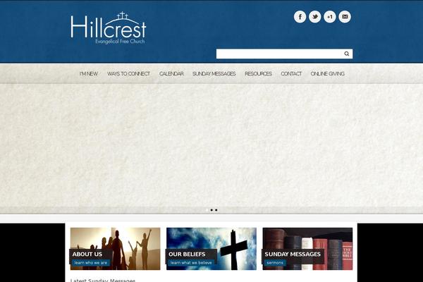 Churchope theme site design template sample