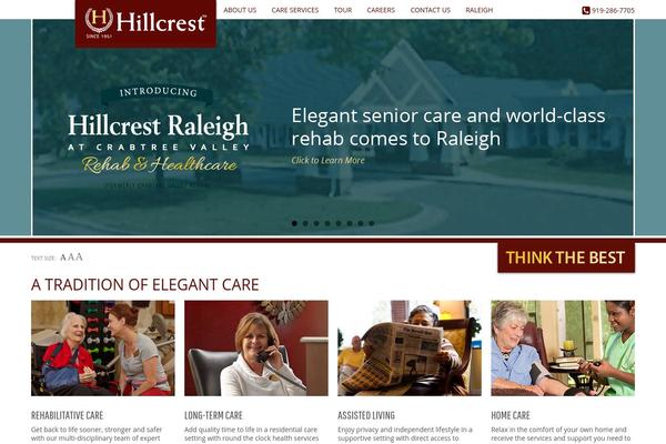 hillcrestnc.com site used Hillcrest