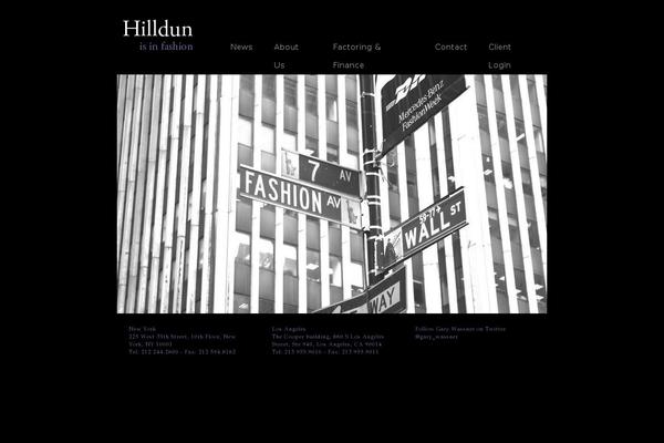hilldun.com site used Hilldun