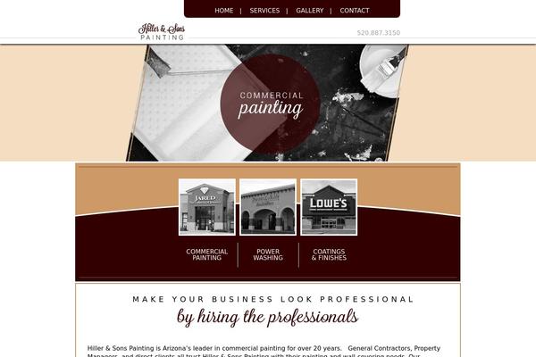Custom theme site design template sample