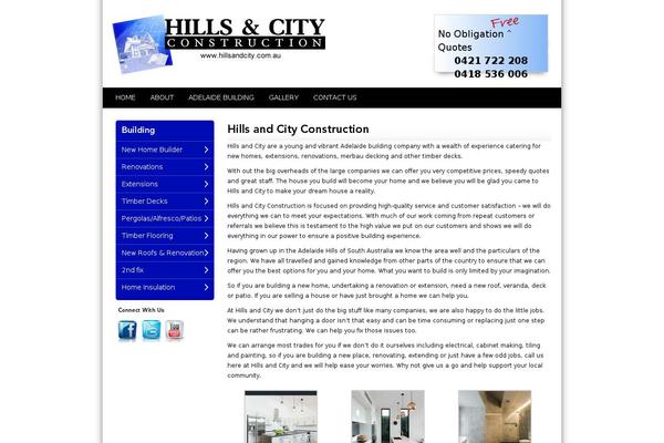 hillsandcity.com.au site used Hillscity