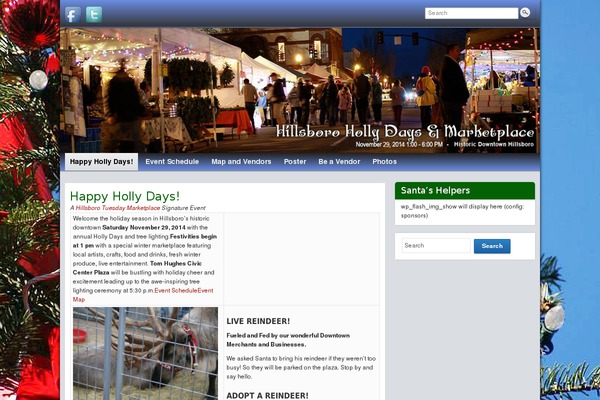 WordPress website example screenshot