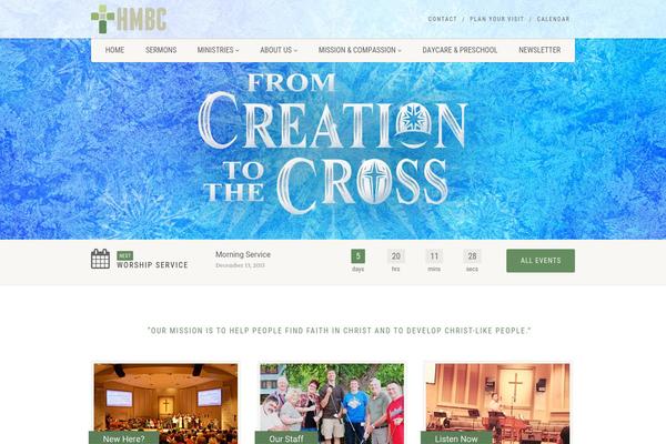 NativeChurch theme site design template sample