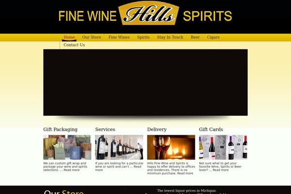 Hill theme site design template sample