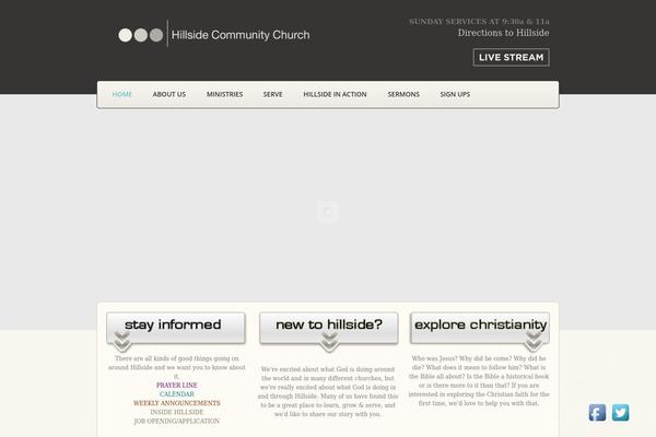 Blessing theme site design template sample