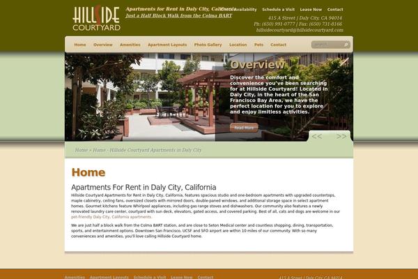 Hillside theme site design template sample