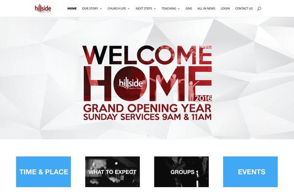 Church-emphasis theme site design template sample