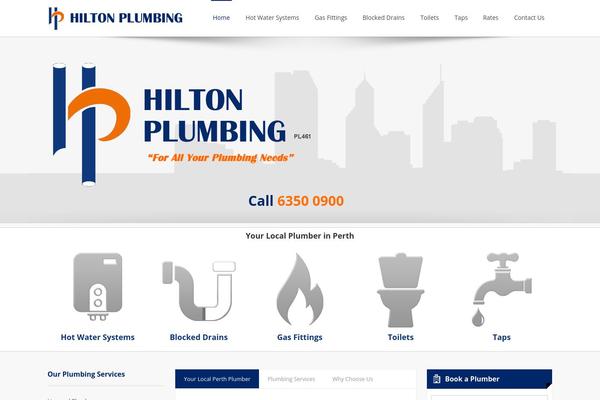 Hilton theme site design template sample