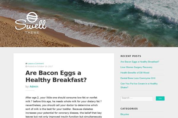 Swell Lite theme site design template sample
