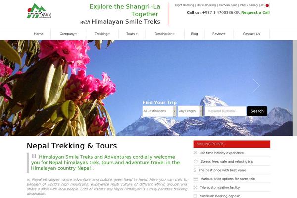 himalayastrek.com site used Hsmile