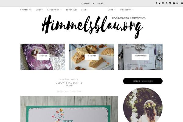 himmelsblau.org site used Design2016