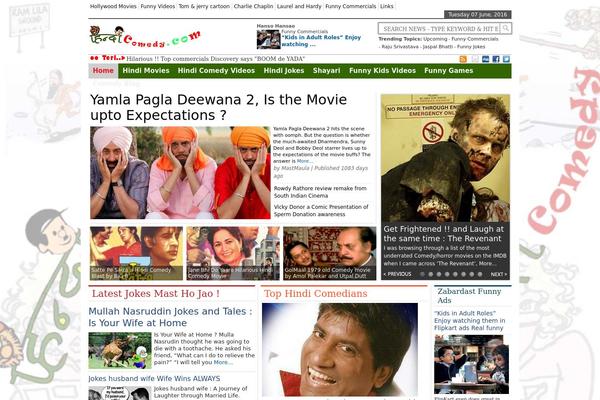 hindi-comedy.com site used NewsTimes