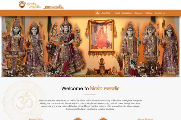 hindu-mandir.org site used Peace