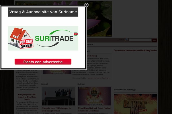 hindustani.nl site used NewsPro