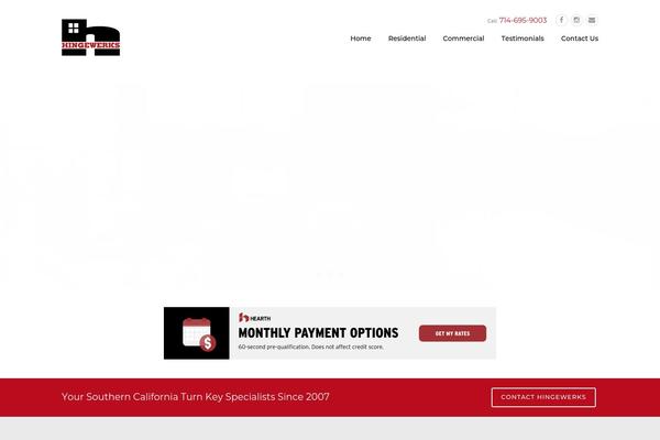 WordPress website example screenshot