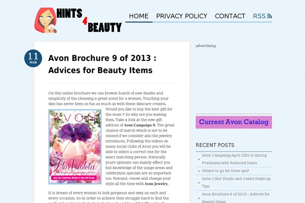 Bueno theme site design template sample