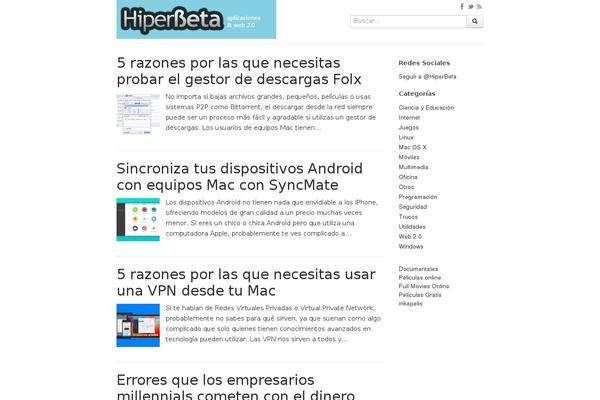 hiperbeta.com site used Hiperbeta-v5