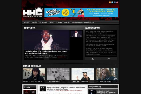 hiphopcanada.com site used ZoxPress