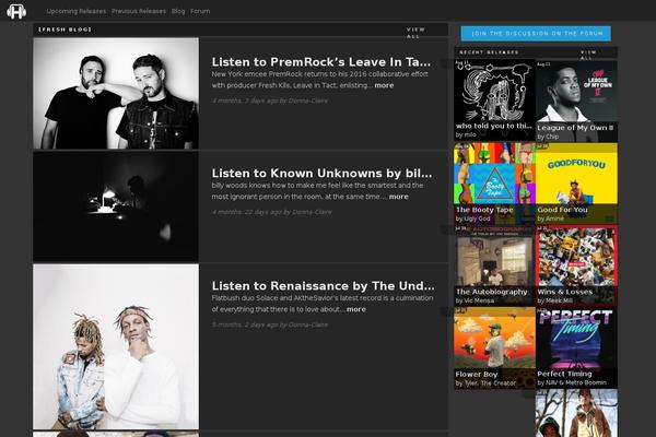 WordPress website example screenshot