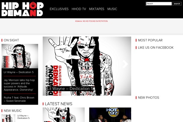 hiphopod.com site used Nexgen