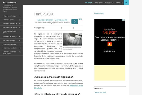 WordPress website example screenshot