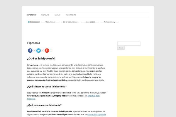 Twenty Twelve theme site design template sample