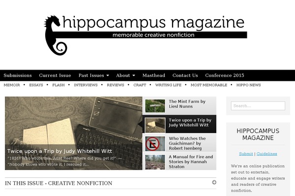 hippocampusmagazine.com site used Magazine-premium-master