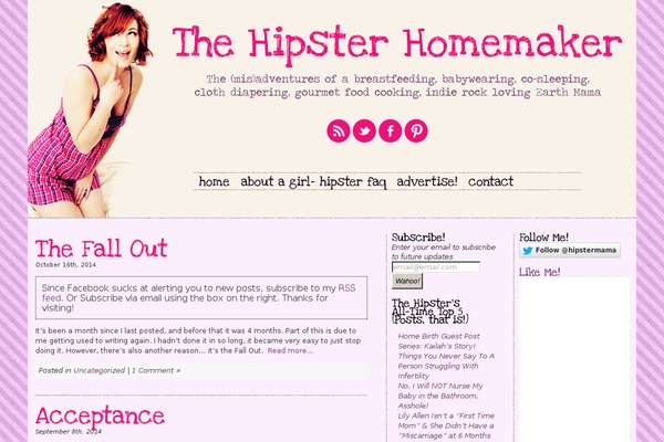 Hip theme site design template sample