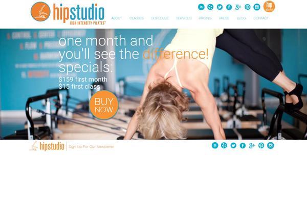 hipstudio.com site used Hip