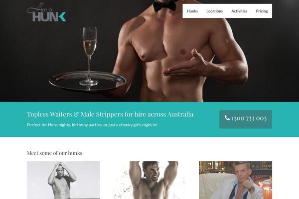 hireahunk.com.au site used Hireahunk