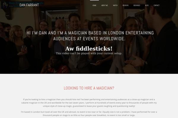 WordPress website example screenshot