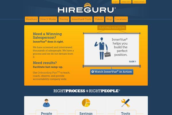 hireguru.com site used Drewsymo-foundation-2ef5908