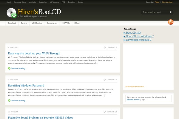 hirensbootcd.net site used Hbcd