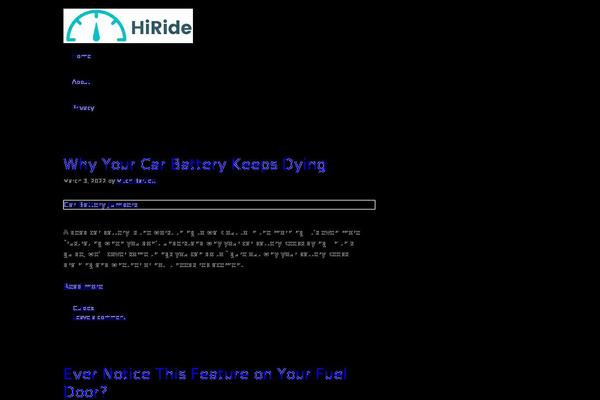 GeneratePress theme site design template sample