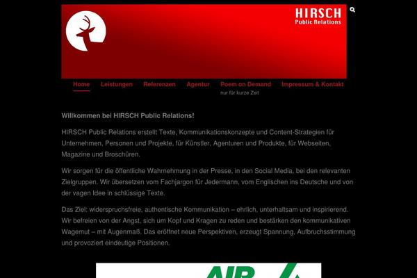 hirsch-pr.de site used Tersus