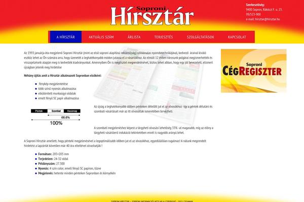 hirsztar.hu site used Hirsztar.hu