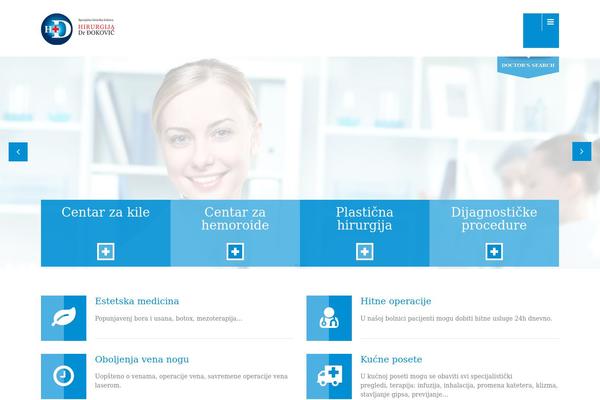 Clinico theme site design template sample