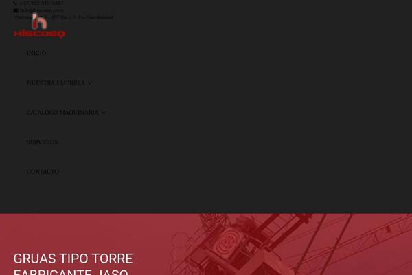 Impreza theme site design template sample