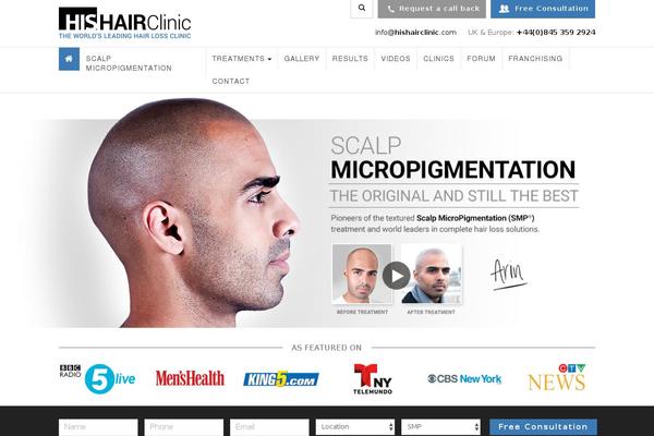 HIS WordPress theme, websites list used HIS theme HIS theme websites examples