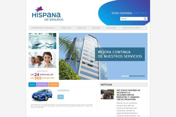 hispana.com.ve site used Piha