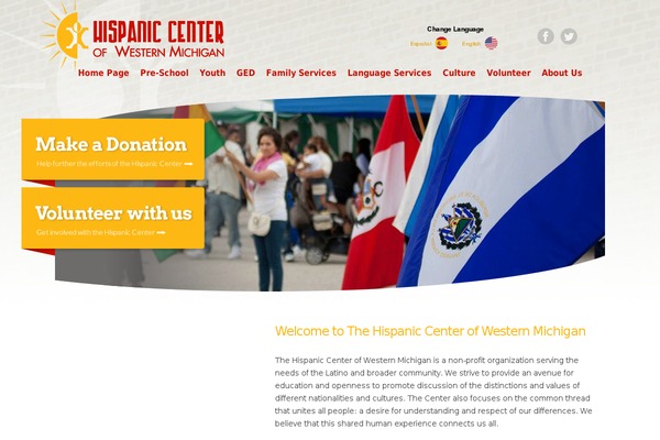 hispanic-center.org site used Hispanic-center-template